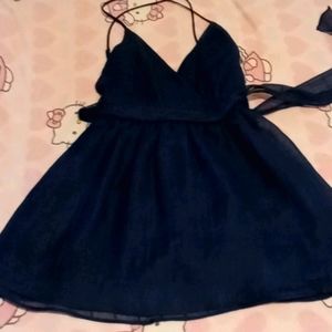 Navy Blue prom dress